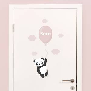 Adhesivos para puertas con panda